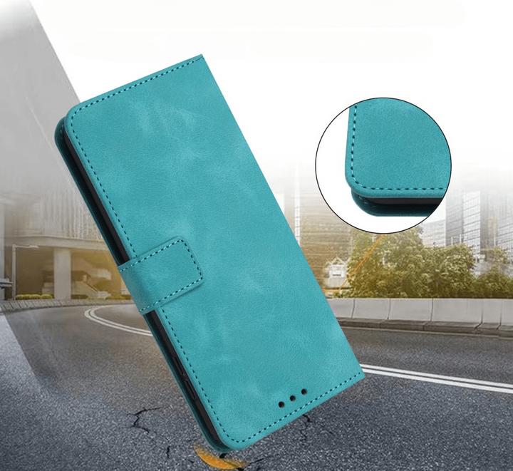 Produktbild Cover-Discount Galaxy S25 / S24 – Wildleder Look Etui im Vintage Design (Samsung Galaxy S25, Samsung Galaxy S24)