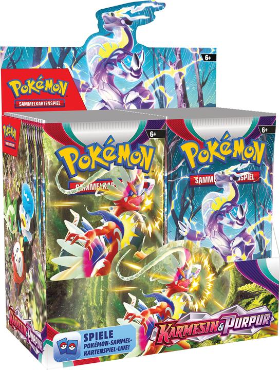 Image du produit Pokémon Karmesin & Purpur (Allemand, Pack de boosters)