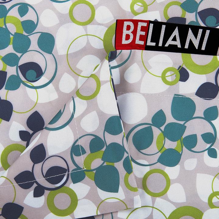 Produktbild Beliani Sitzsack mit Innensack für In- und Outdoor 140 x 180 cm Pflanzen-Design FUZZY