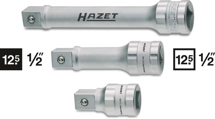 Produktbild HAZET Verlängerung 917-5 ∙ Vierkant12,5 mm (1/2 Zoll) ∙ Vierkant 12,5 mm (1/2 Zoll)