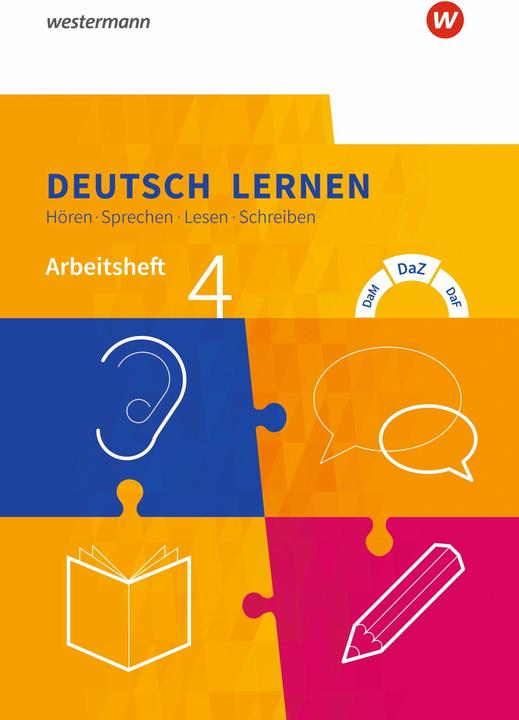 Image du produit Deutsch lernen: Hören - Sprechen - Lesen - Schreiben (Allemand, Sara Hägi-Mead, Elvira Topalovic, Amani Kassem, Benjamin Uhl, 2021)
