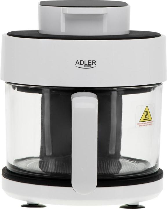Actual product image Adler Oil-free deep fryer with a 3 litre glass container