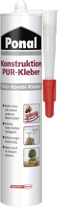 Actual product image Ponal Construction PUR adhesive Wood glue PEK6N 530 g (530 g)
