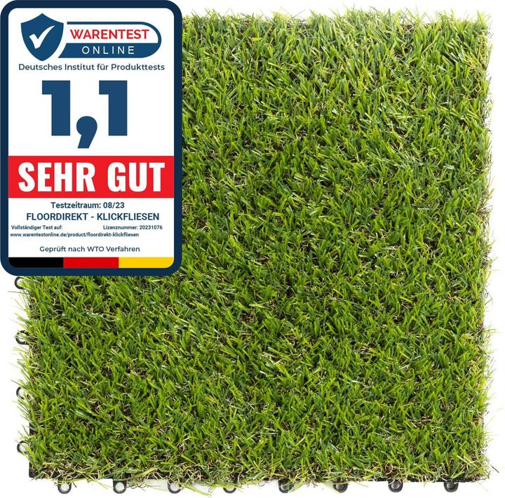 Immagine prodotto Floordirekt Terrassenfliese Gras (1 x, 30 x 30 cm)