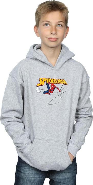 Actual product image Boys Spider-Man With A Book Hoodie (116)