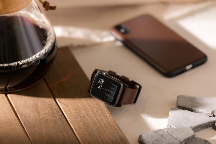 Image du produit Nomad Sangle de connexion moderne (44 mm, Acier inoxydable, Cuir)