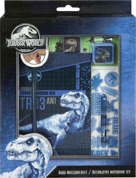 Image du produit Undercover Carnet de notes Jurassic World 11.8 x 17.7 cm, vierge, bleu (11.8 x 17.7 cm, Blanc, Couverture rigide)