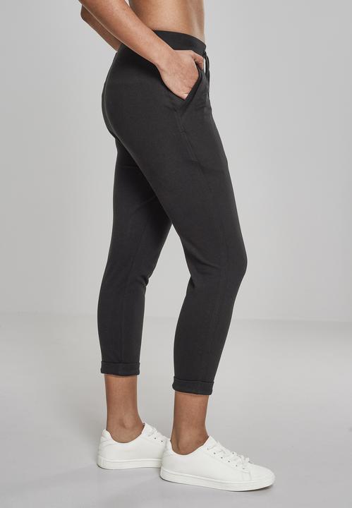 Image du produit Urban Classics Pantalon Terry Turn Up à bord ouvert pour dames (XXL)
