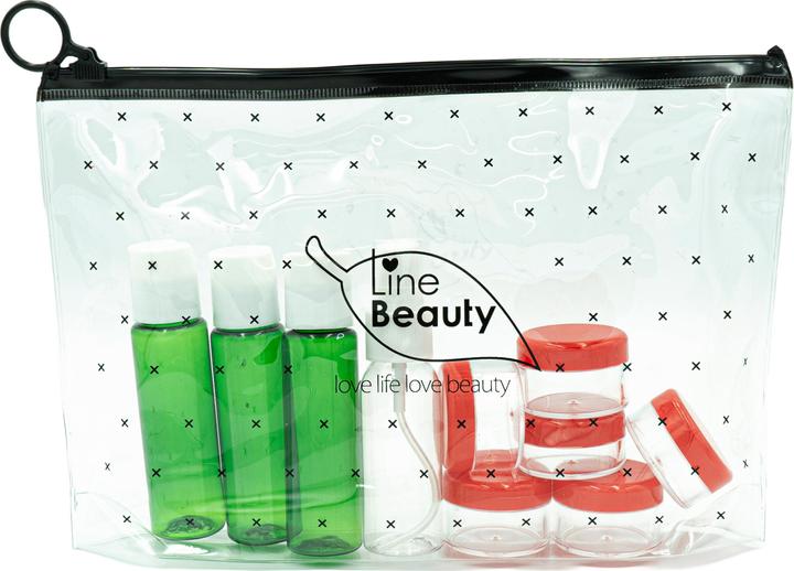 Immagine prodotto Novidarte Set di bottiglie da viaggio da 200 ml (Sacchi liquidi)