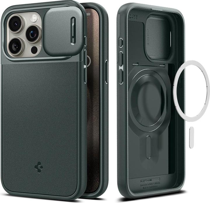 Actual product image Spigen Optik Armor (MagFit) (Apple iPhone 15 Pro)