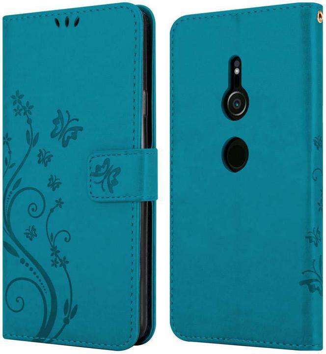 Productafbeelding Cadorabo Bloemen Boekomslag (Sony Xperia XZ2)