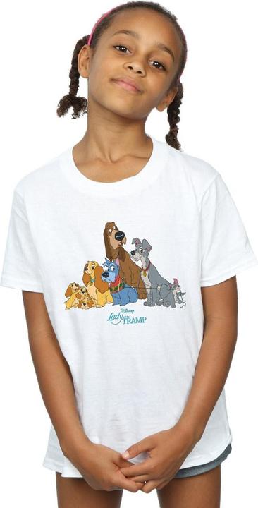 Immagine prodotto Disney Lady And The Tramp Classic Group Maglietta Ragazze (140, 146)