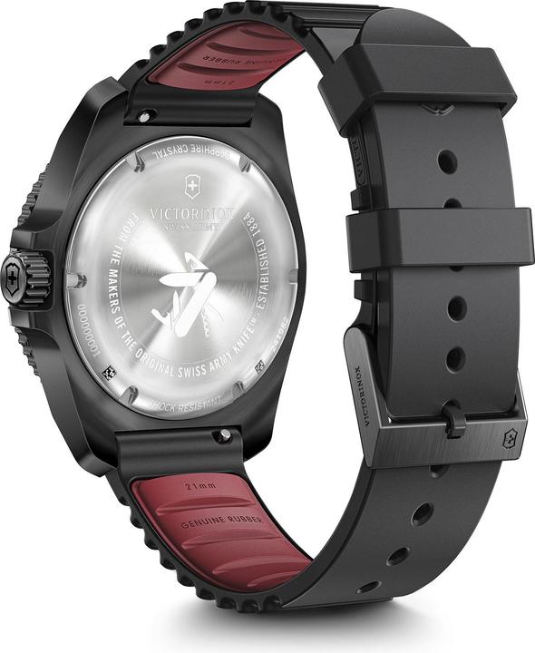 Produktbild Victorinox Journey 1884, Taucheruhr, Herrenuhr, 43 cm, Ziffernblatt schwarz, Kautschuk Armband schwarz (Taucheruhr, 43 mm)