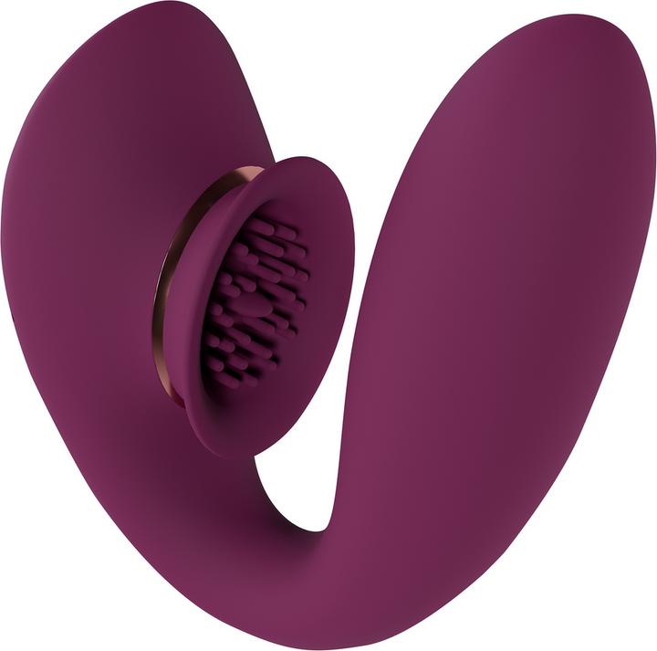 Immagine prodotto Innovation Twitch 3 - Vibratore ricaricabile e aspirante - Silicone - 10 velocità - bordeaux