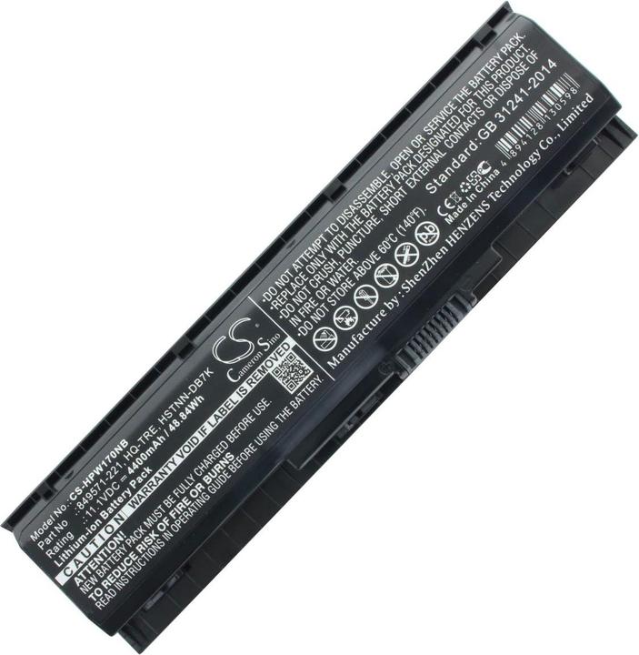 Image du produit HP Akku Omen 17, PA06, 849571-221, PA06062, HSTNN-DB7K (6 cellules, 4400 mAh)
