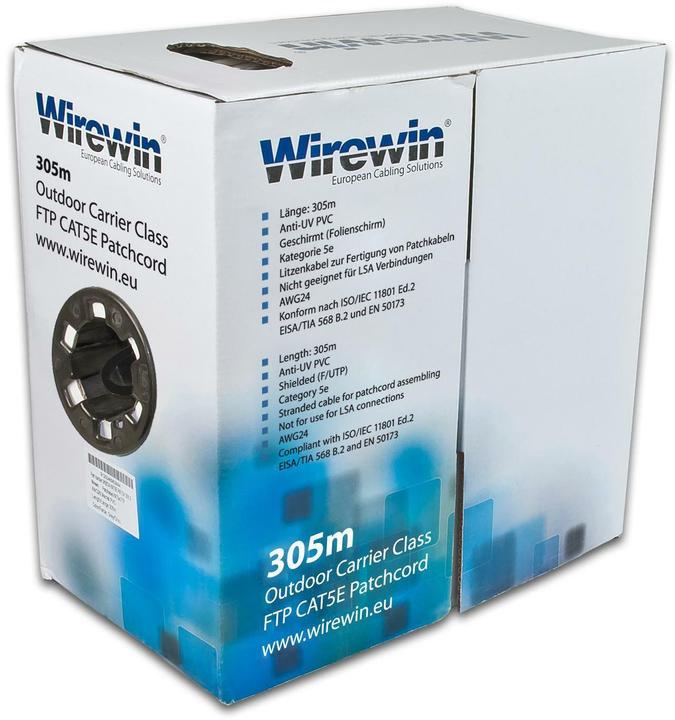 Produktbild Wirewin Netzwerkkabel (F/UTP, CAT5e, 305 m)