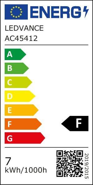 Energy Label Osram LEDTUBE T8 16 EM 720 7W 830 (G13, 7 W, 765 lm, 1 x, F)