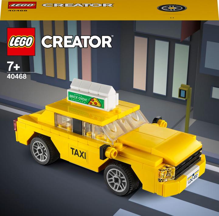 Actual product image LEGO Yellow Taxi (40468, LEGO Rare Sets)