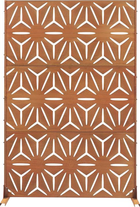 Immagine prodotto Casa.Pro Trennwand Kilsturd Cortenstahl 180x120 cm Edelrost (180 x 120 x 40 cm)