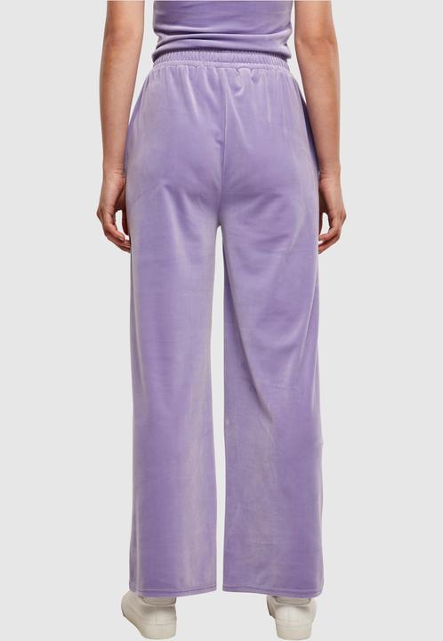 Actual product image Urban Classics Ladies High Waist Straight Velvet Sweatpants (4XL)