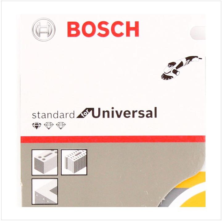 Actual product image Bosch Professional Bosch Standard Universal Diamond Cutting Disc 230 mm 2 pcs ( 2x 2608615065 ) Concrete Holder 22,23 m