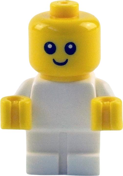 Actual product image LEGO Baby minifigure white body with yellow hands NEW! Quantity 1x