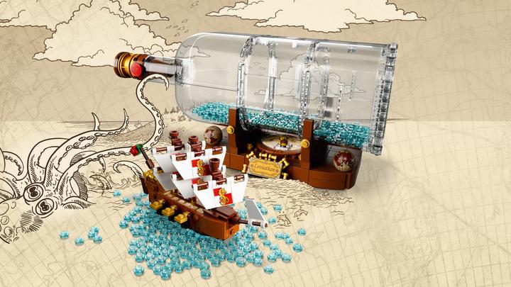 Immagine prodotto LEGO La nave delle idee in bottiglia (21313, Set LEGO rari, LEGO Ideas)