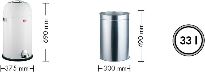Produktbild Wesco 184 631 Kickmaster (33 l)