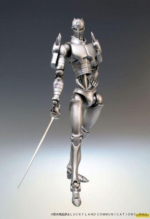 Immagine prodotto Medicos Entertainment JoJo's Bizarre Adventure Super Action Figure Chozokado (Silver Chariot) 16 cm (riedizione)