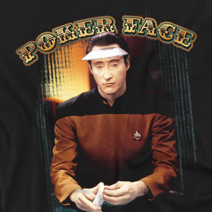 Actual product image Mens Poker Face T-Shirt (XL)
