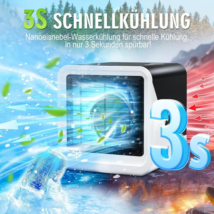 Immagine prodotto Auiffer 3-in-1 Mini-Klimagerät mit Nachtlicht