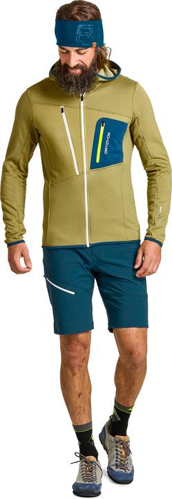 Actual product image Ortovox Fleece Grid Hoodie Men Midlayer (M)