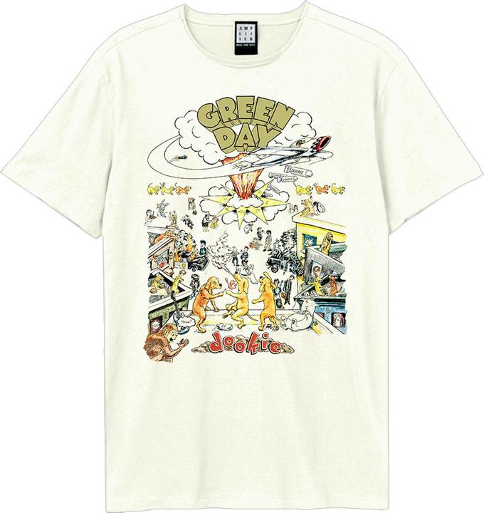 Actual product image Amplified Unisex Adult Green Day T-Shirt (L)