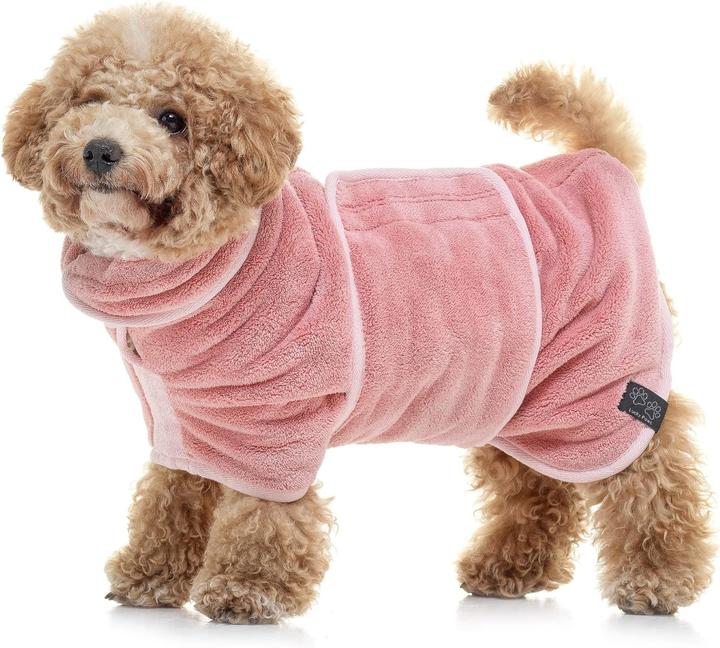Actual product image Lucky Paws Hundebademantel (XXL, Dog bathrobe)