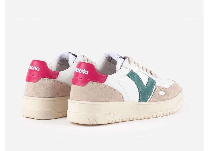 Actual product image Victoria leather effect and split leather sneakers seul (39)