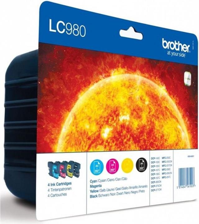Produktbild Brother LC-980 Value Pack (M, BK, C, Y)
