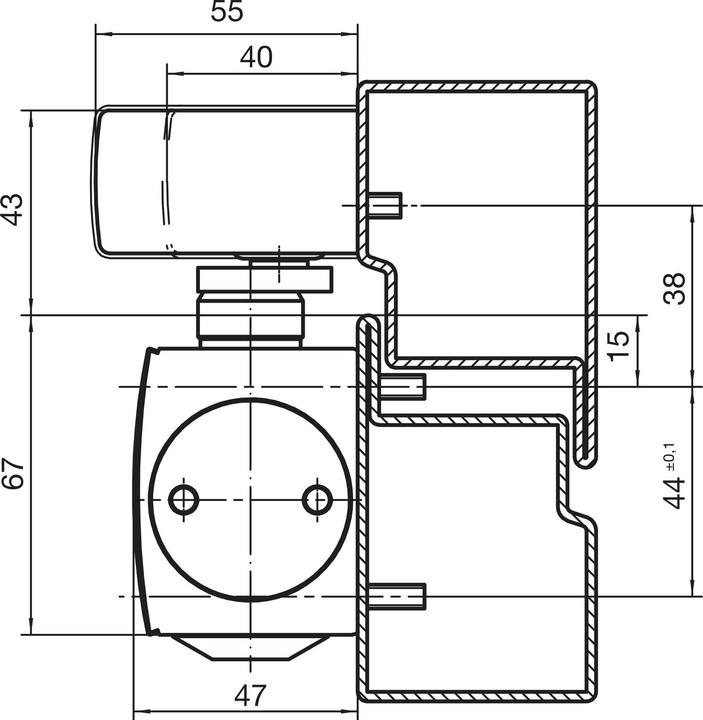 Produktbild Geze Türschliesser TS 5000 R-ISM, EN 2-6, 2-flg. Gleitschiene, silber
