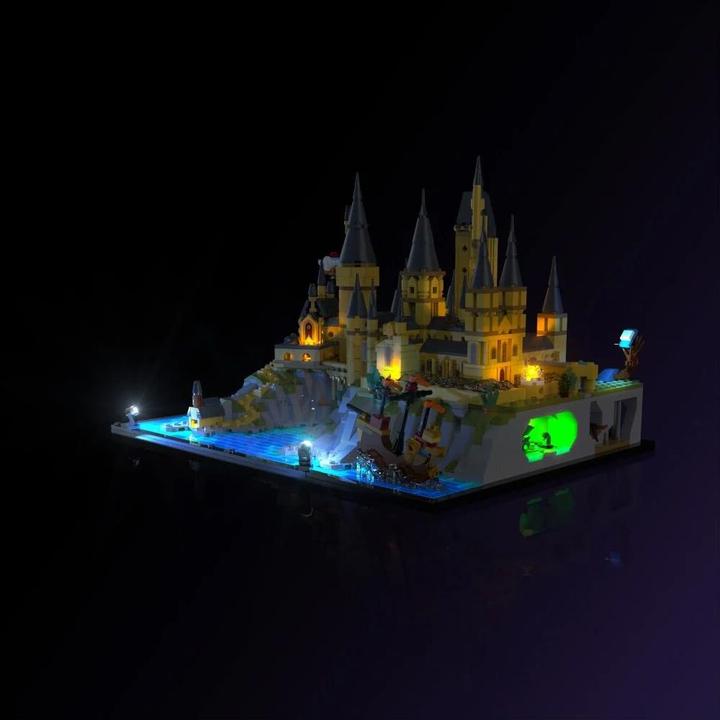 Produktbild Light my bricks LMB 2.0 LED Licht Set für LEGO 76419 Harry Potter Schloss Hogwarts mit Schlossgelände