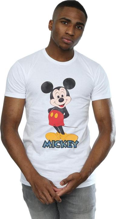 Actual product image Disney Mens Mickey Mouse Retro Pose T-Shirt (XXL)
