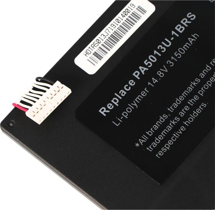 Image du produit Toshiba Akku Portege Z830 Ultrabook Akku, Z835, Z930, Z935, PA5013U, PA5013U-1BRS (4 cellules, 3000 mAh)