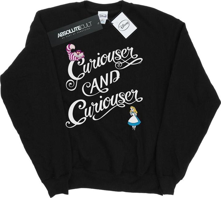 Disney Mädchen Alice im Wunderland Curiouser Sweatshirt