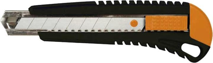 Actual product image Fiskars Cutter knife with metal guide, 18 mm, orange/black, 1003749 (Cutters)