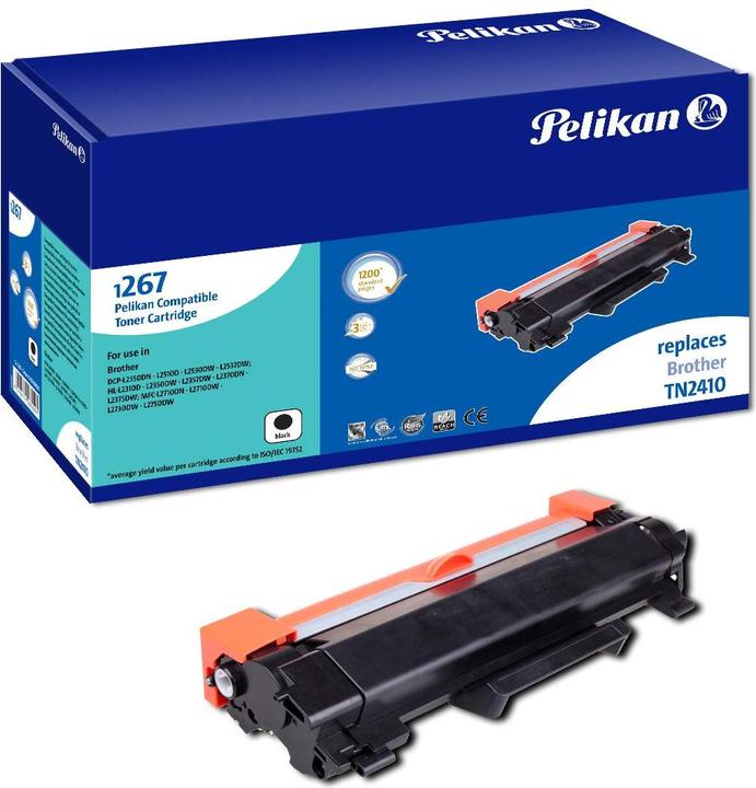 Actual product image Pelikan Toner Brother TN-2410 black 1200 pages remanufactured - Remanufactured - Toner