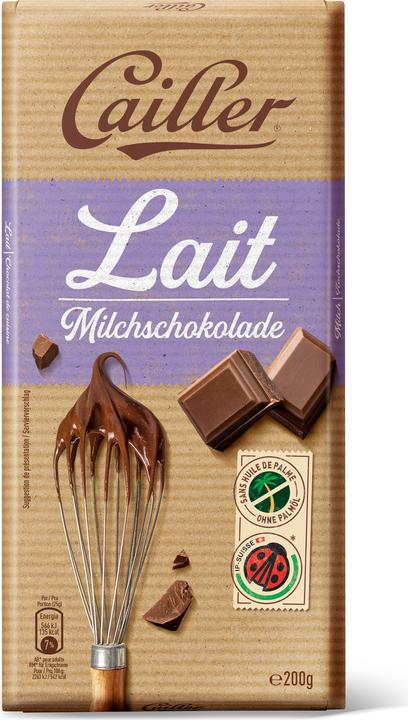 Image du produit Cailler Dessert Tablette Chocolat au Lait (200 g)