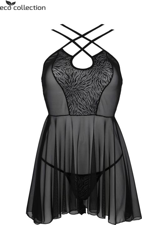 ECO Collection Selaginella Chemise noir (S/M)