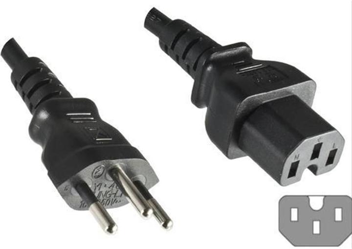 Image du produit MicroConnect Cordon d'alimentation Swiss - C15 1.8m (1.80 m, C15)