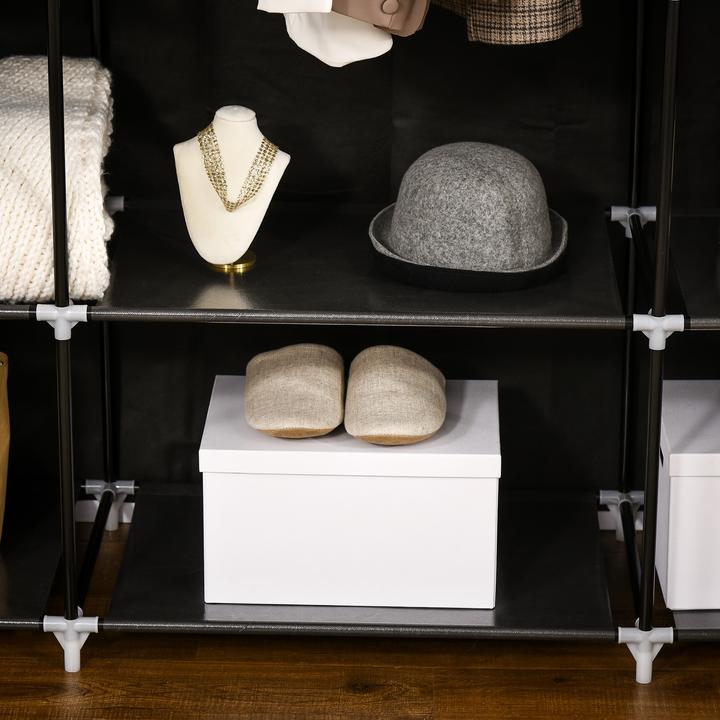 Image du produit Homcom Armoire en tissu avec couvercle (150 x 43 x 162,5 cm)