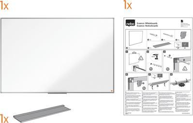 Actual product image Nobo Whiteboard Essence 1915447 Enamel, 120x180cm (1800 x 1200 mm)