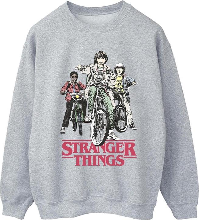 Actual product image Netflix Mens Stranger Things Retro Bikers Sweatshirt (M)