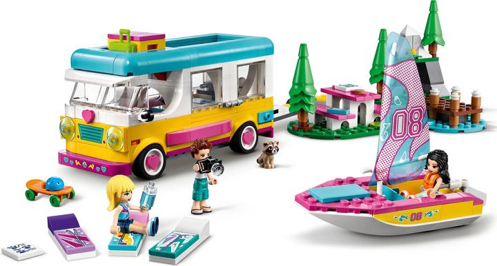 Actual product image LEGO Friends 41681 Forest camper and sailboat (41681, LEGO Friends)